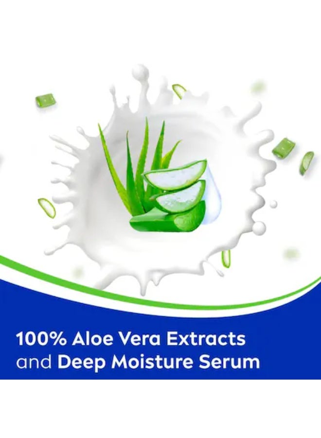 نيفيا لوشن الجسم نيفيا ألو المرطب بالصبار، عبوة من قطعتين، 400 مل، عبوة اقتصادية (800 مل) - Image 2